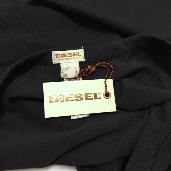 Diesel NWT Black Underwear Tank Top for Men M - Picture 7 of 9